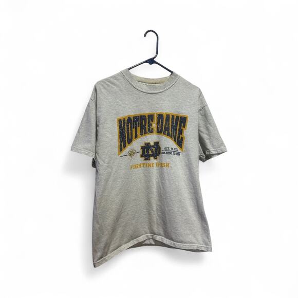 Notre Dame Fighting Irish Vintage T Shirt Citrus Bowl Sz L Oct 14th 2000 Gildan - Picture 1 of 5
